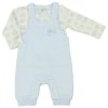 M15956: Baby Boys Quilted Dungaree & Top Outfit (0-9 Months)